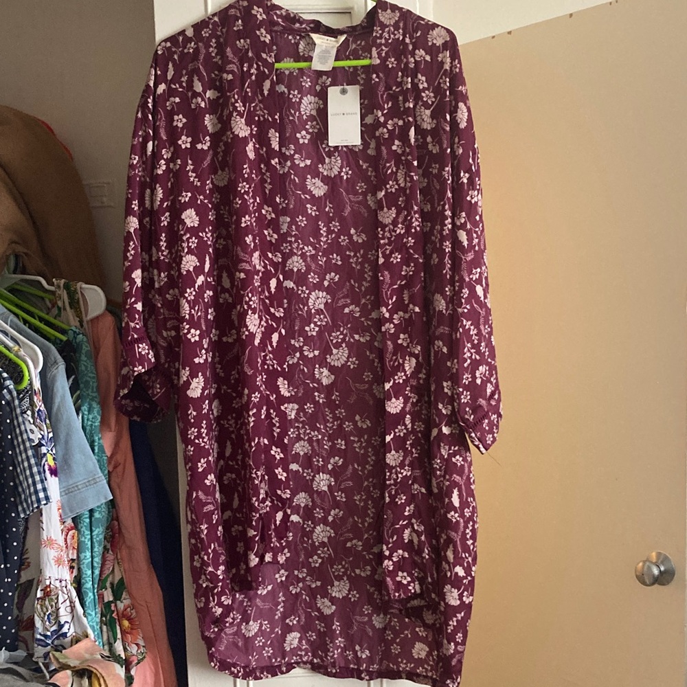 NWT Lucky Brand kimono L